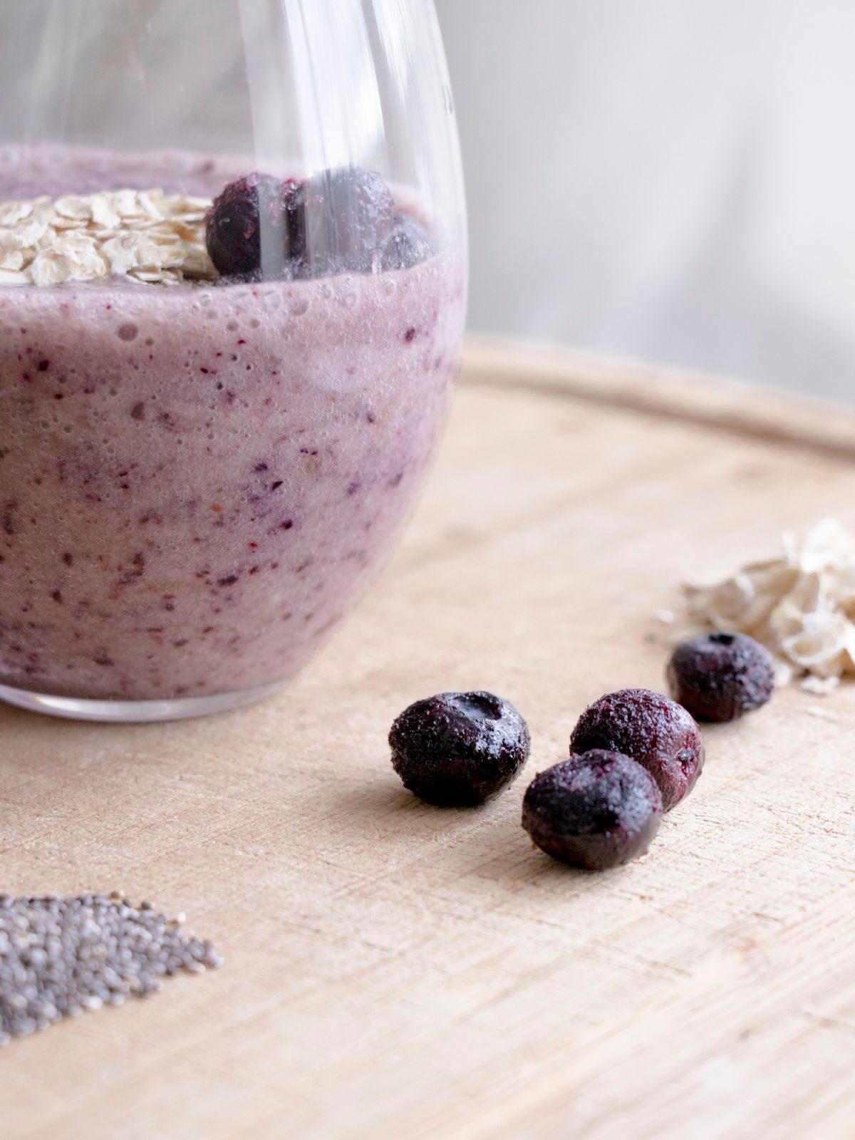 Smoothie banane myrtille